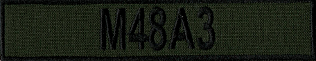 Name Tape, M48A3