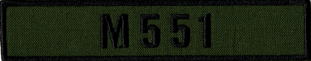 Name Tape, M551