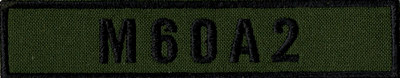 Name Tape, M60A2