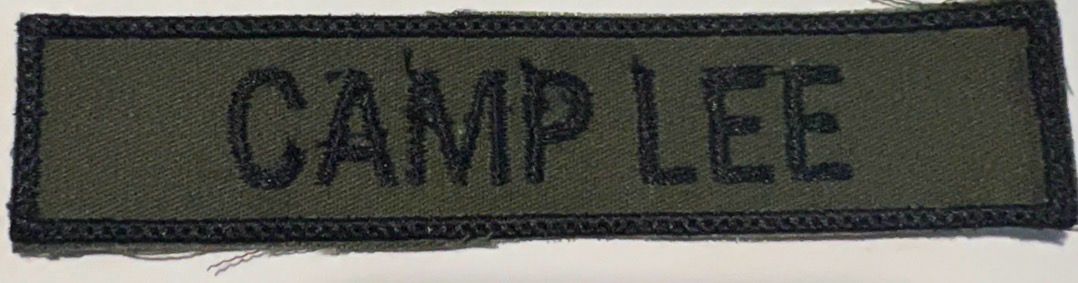 Name Tape, Camp Lee