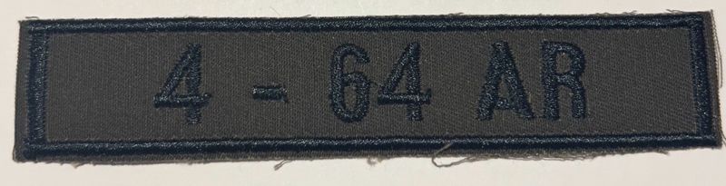 Name Tape, 4-64 Armor OD GREEN
