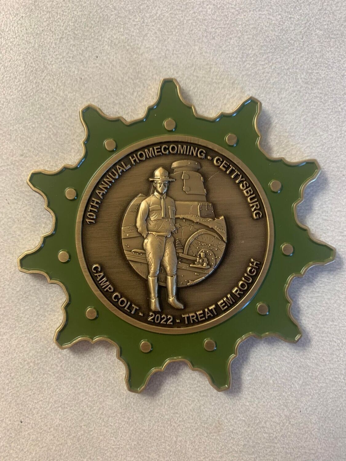 Coin, 10th ATHC, 2022, Camp Colt, Gettysburg, PA
