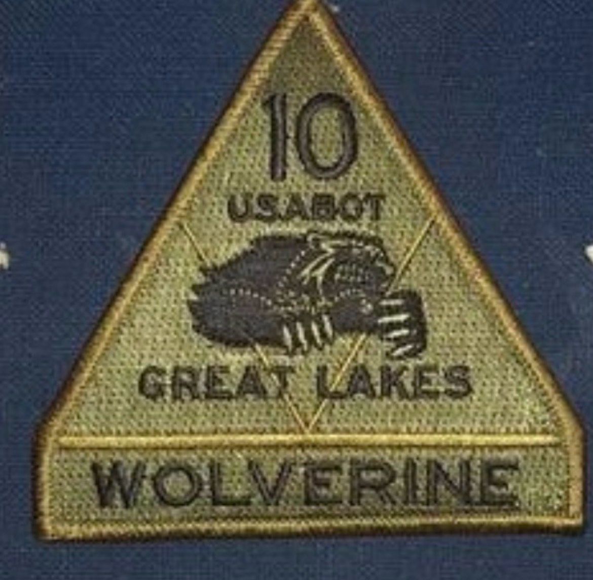 Patch, Bn, 10, 4" x 3.75", Sub