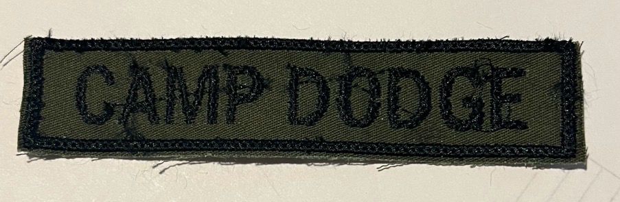 Name Tape, Camp Dodge
