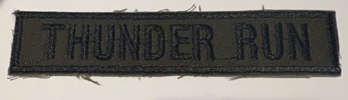Name Tape, Thunder Run