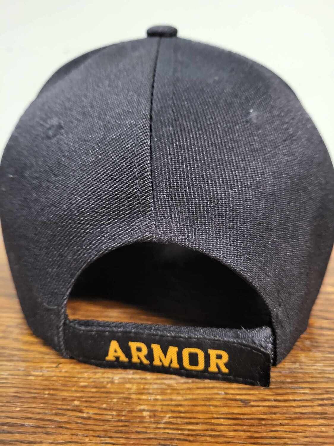 Cap, US Army Armor with Tracks, Velcro Closure
