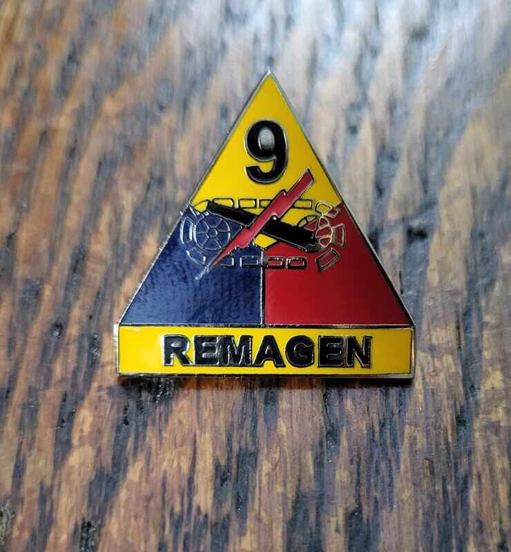 Pin, 9AD, 1" x 1"