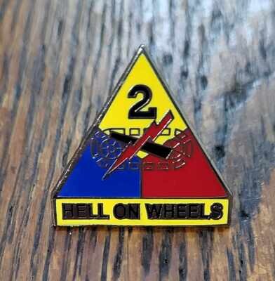 Pin, 2AD, 1" x 1"