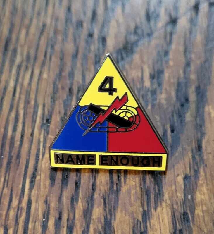 Pin, 4AD, 1" x 1"
