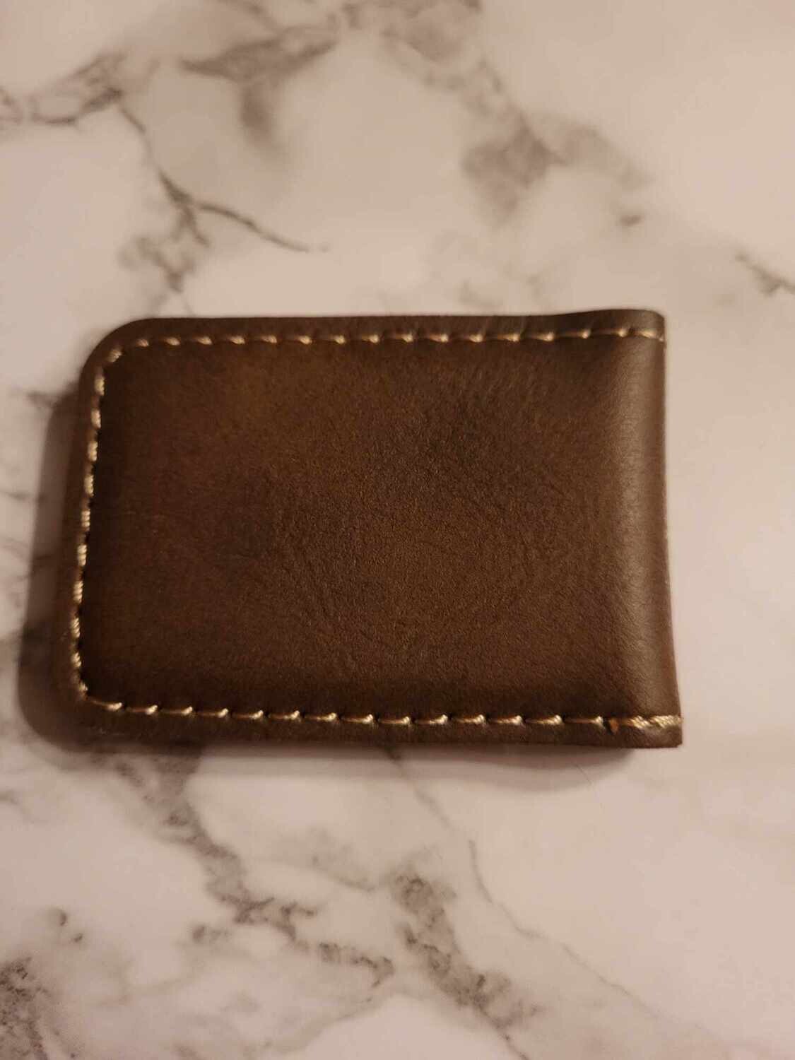 Money Clip, Leather, Stay on the Tank