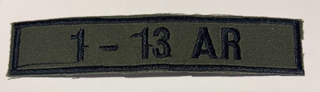 Name Tape, 1-13 AR OD GREEN