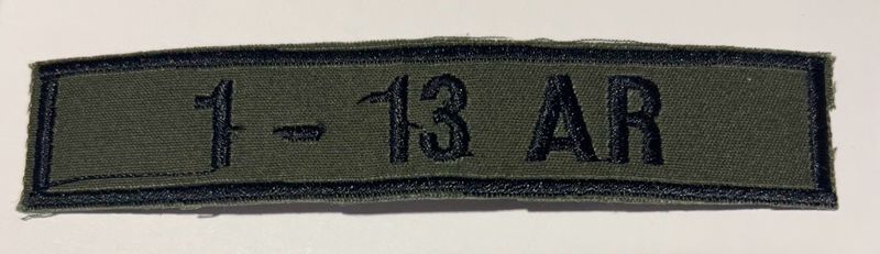 Name Tape, 1-13 AR OD GREEN