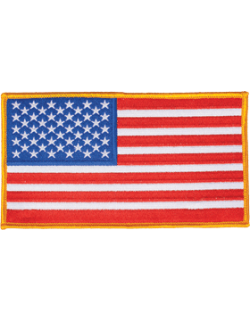 Patch, US Flag, Sew-on 3x2