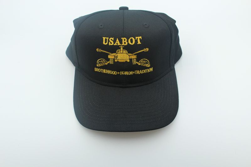 Cap , USABOT, Black, adjustable strap