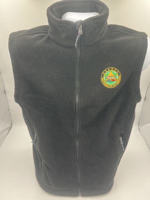 USABOT, Vest, Fleece, Black, 5XL