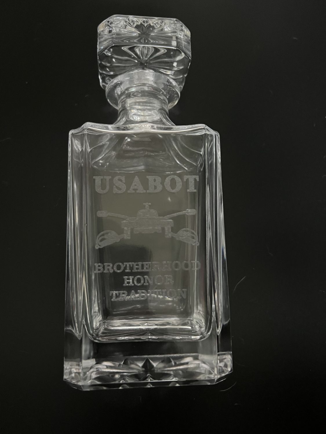 USABOT, Whiskey Decanter, Glass
