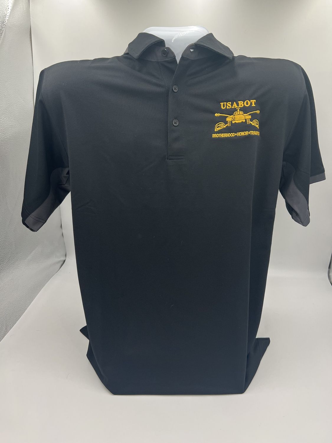 USABOT, Eddie Bauer Polo, Gray, 3XL