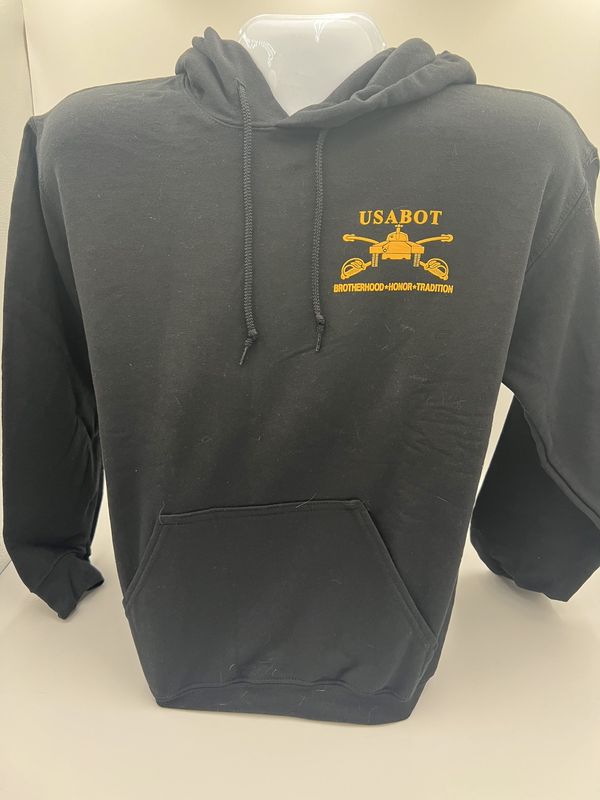 USABOT, Hooded, Black, 4XL