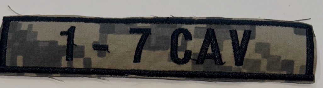Name Tape, 1-7 CAV ACU