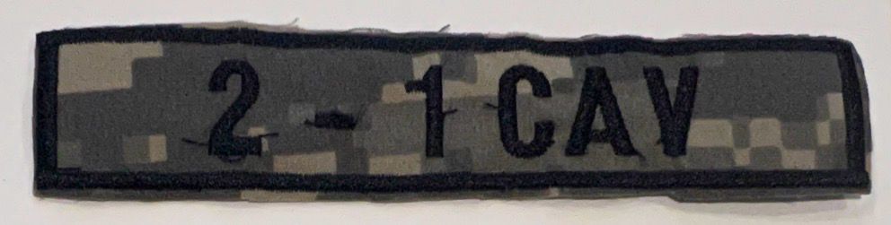 Name Tape, 2-1 CAV ACU