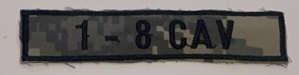 Name Tape, 1-8 CAV ACU