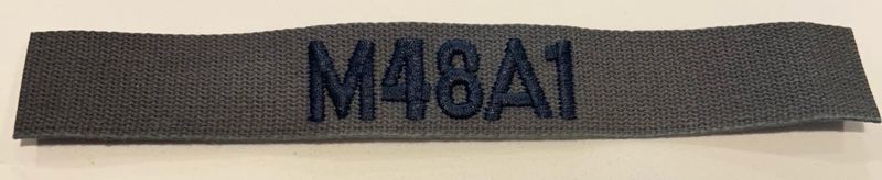 Name Tape, M48A1