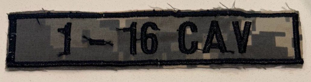 Name Tape, 1-16 CAV ACU