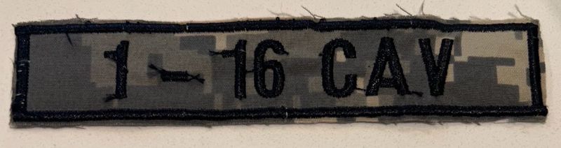 Name Tape, 1-16 CAV ACU
