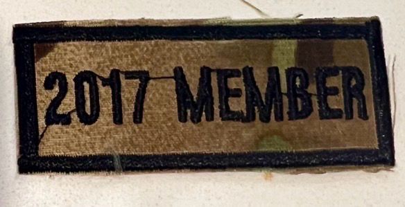 Name Tape, Year Tab, 2017 Woodland