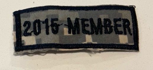 Name Tape, Year Tab, 2015 ACU