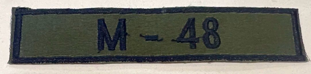 Name Tape, M48 OD Green