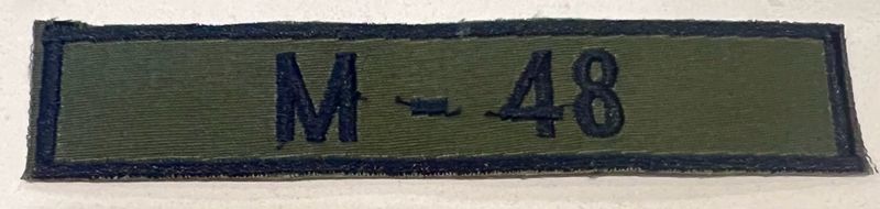 Name Tape, M48 OD Green
