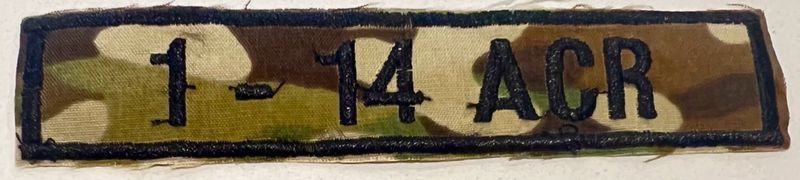 Name Tape, 1-14 ACR Woodland