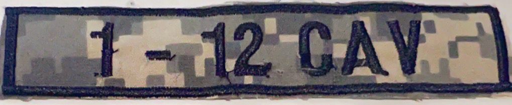 Name Tape, 1-12 CAV ACU
