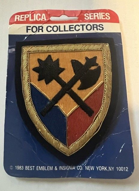 Patch, 194th AR, Uniform Pin-on, 3x31/2 inch