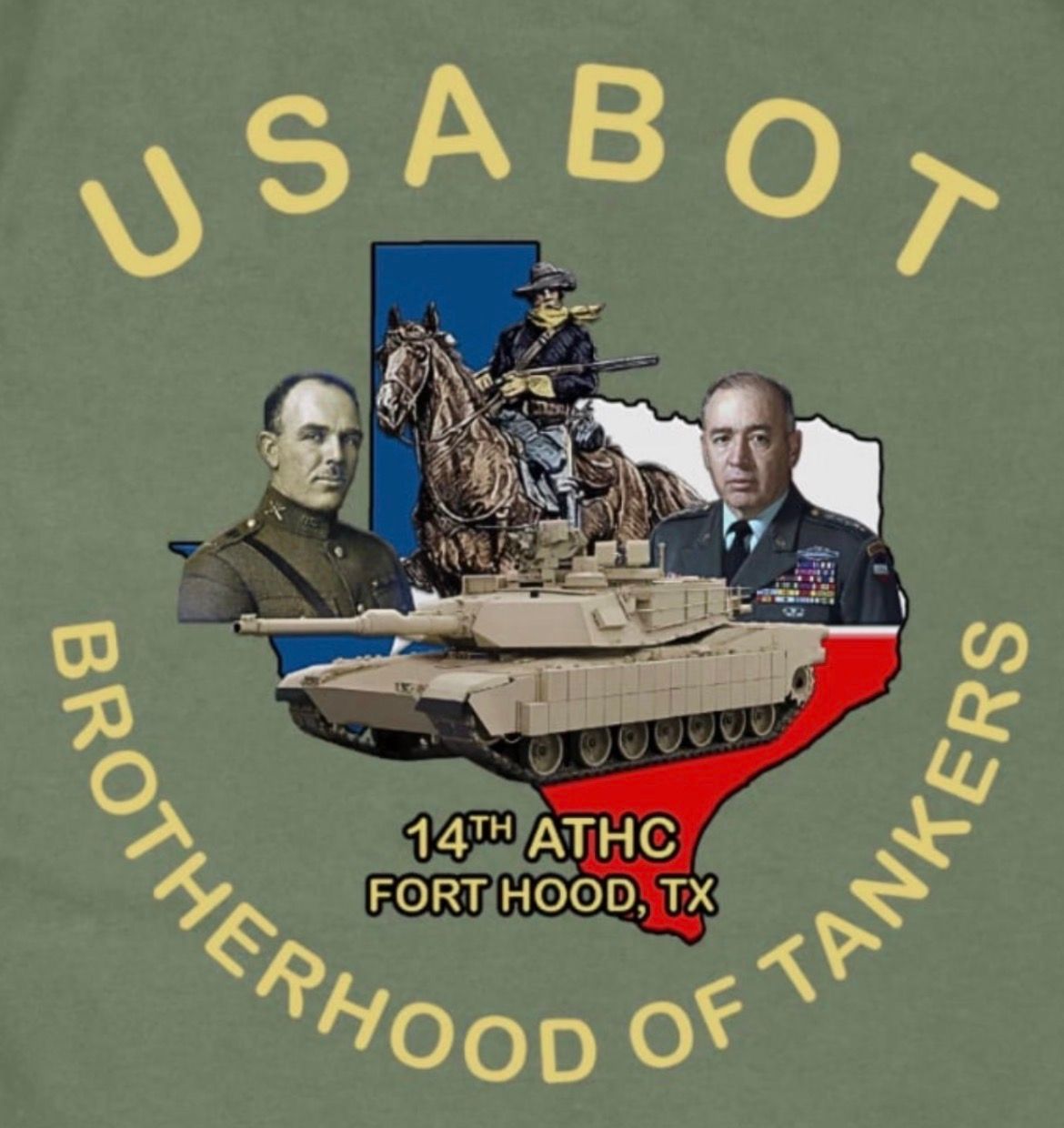 2026 USABOT 14th ATHC, T-Shirt, Green, Medium