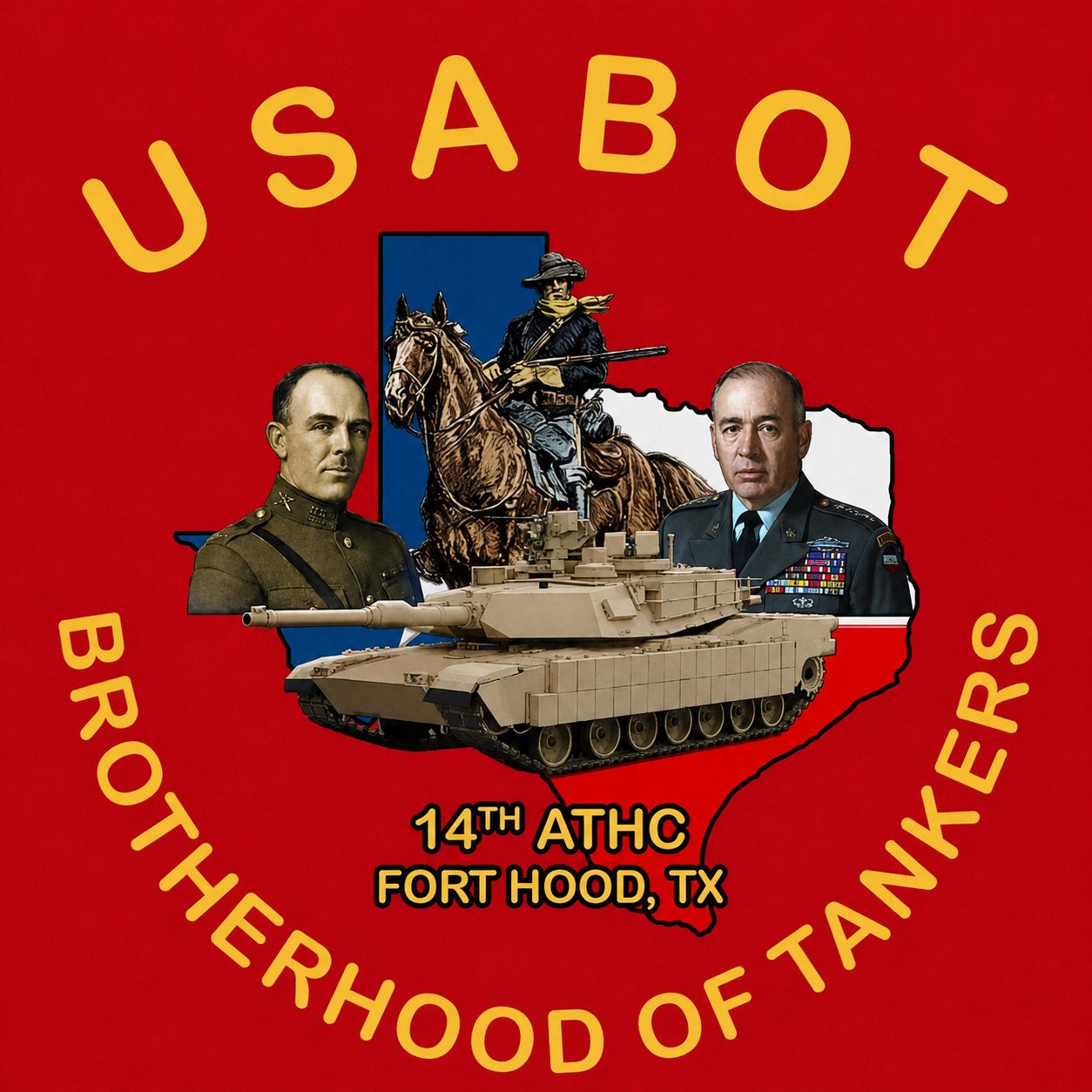 2026 USABOT 14th ATHC, T-Shirt, RED, Medium