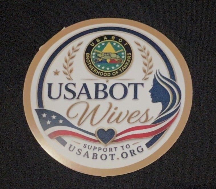 Sticker, USABOT Wives, 3" Vinyl