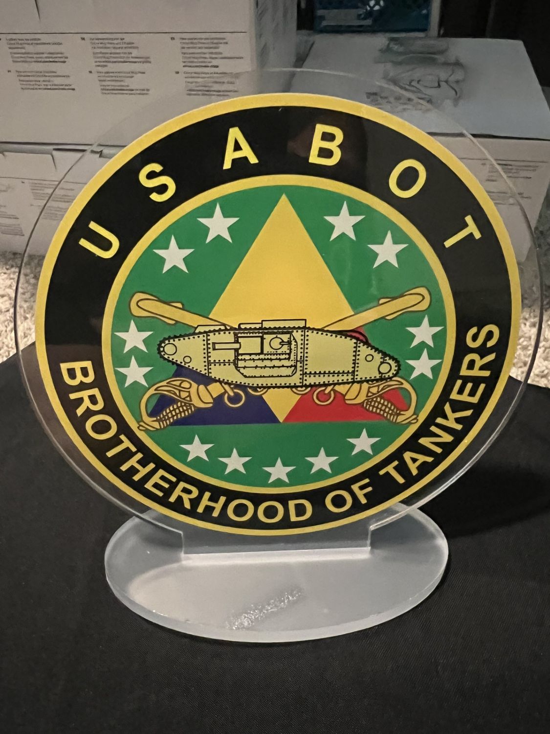 Sign, Tabletop, USABOT