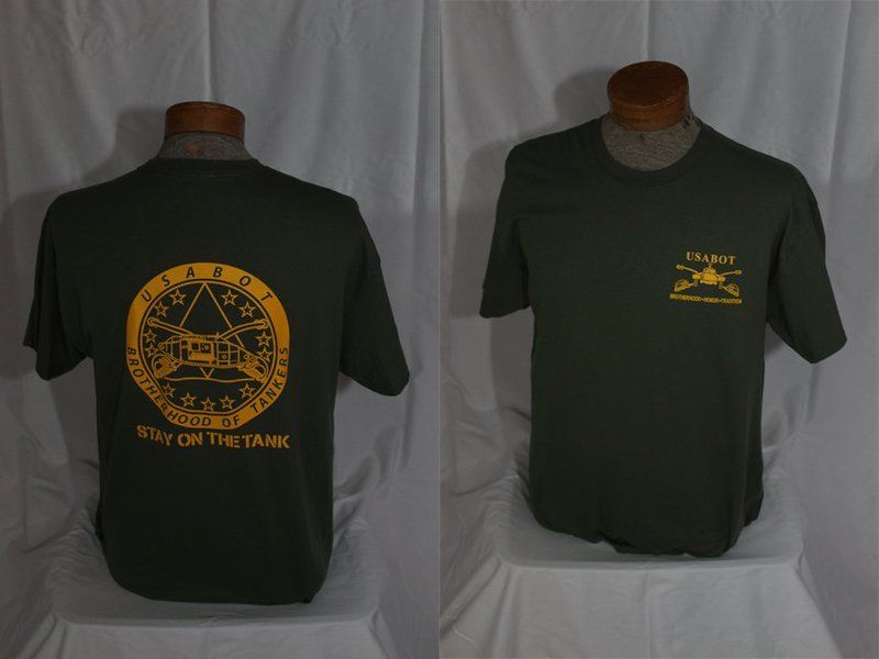 T-shirt, USABOT, OD Green, Large