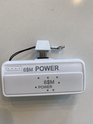 6$M Power charger (White)