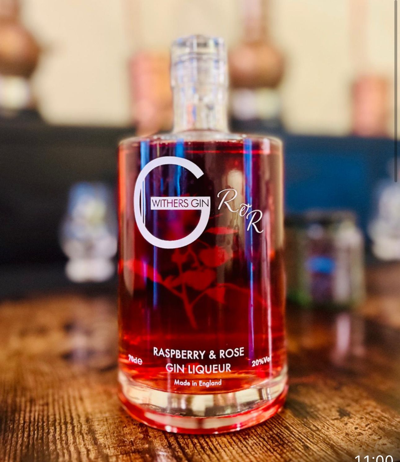 G R&R  Raspberry and Rose Gin Liqueur