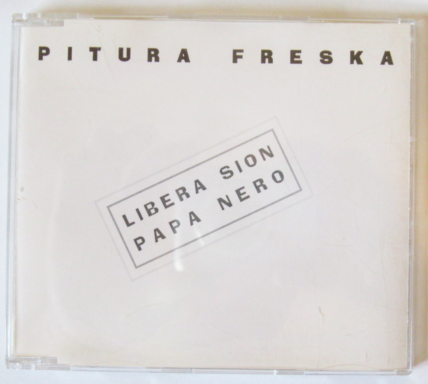 CD singolo - PITURA FRESKA   &quot;LIBERA SION - PAPA NERO&quot;