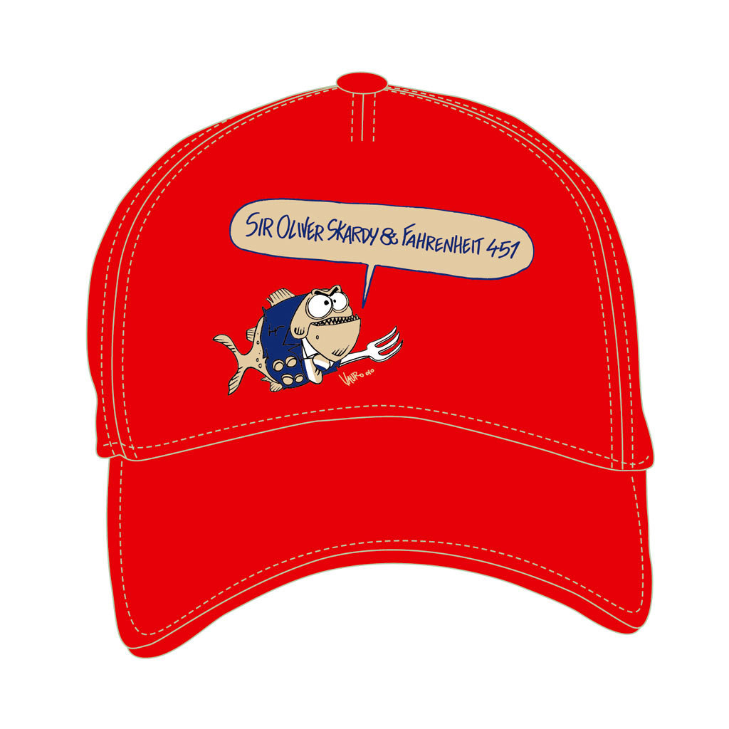 Cappellino &quot;Piragna&quot; by Vauro - rosso