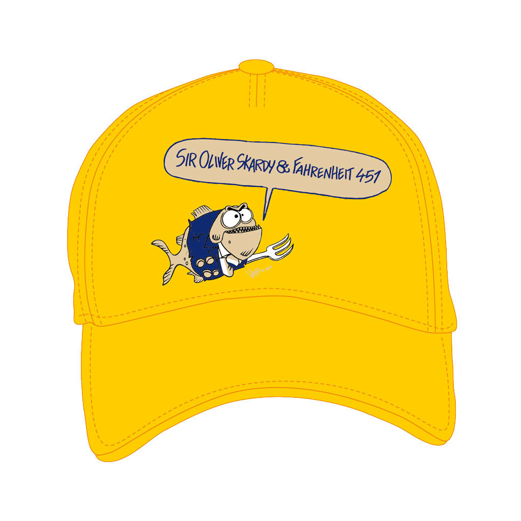 Cappellino "Piragna" by Vauro - giallo