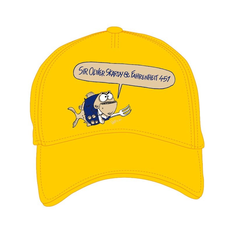 Cappellino "Piragna" by Vauro - giallo