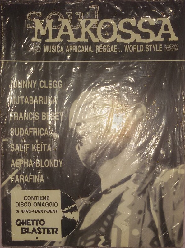 **RARITA'** E.P. vinile 7 - Ghetto Blaster" + Fanzine originale "Soul Makossa" luglio/settembre 1989