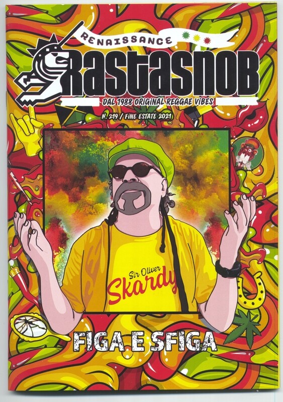 Rivista "RASTASNOB" autografata a mano da Skardy con 27 pagine a lui dedicate - MEGAINTERVISTA