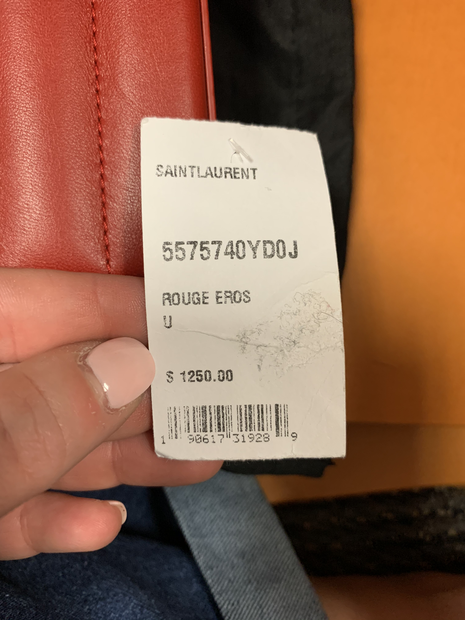 Buy Saint Laurent Navy Lou Belt Bag - 6805 Red At 22% Off