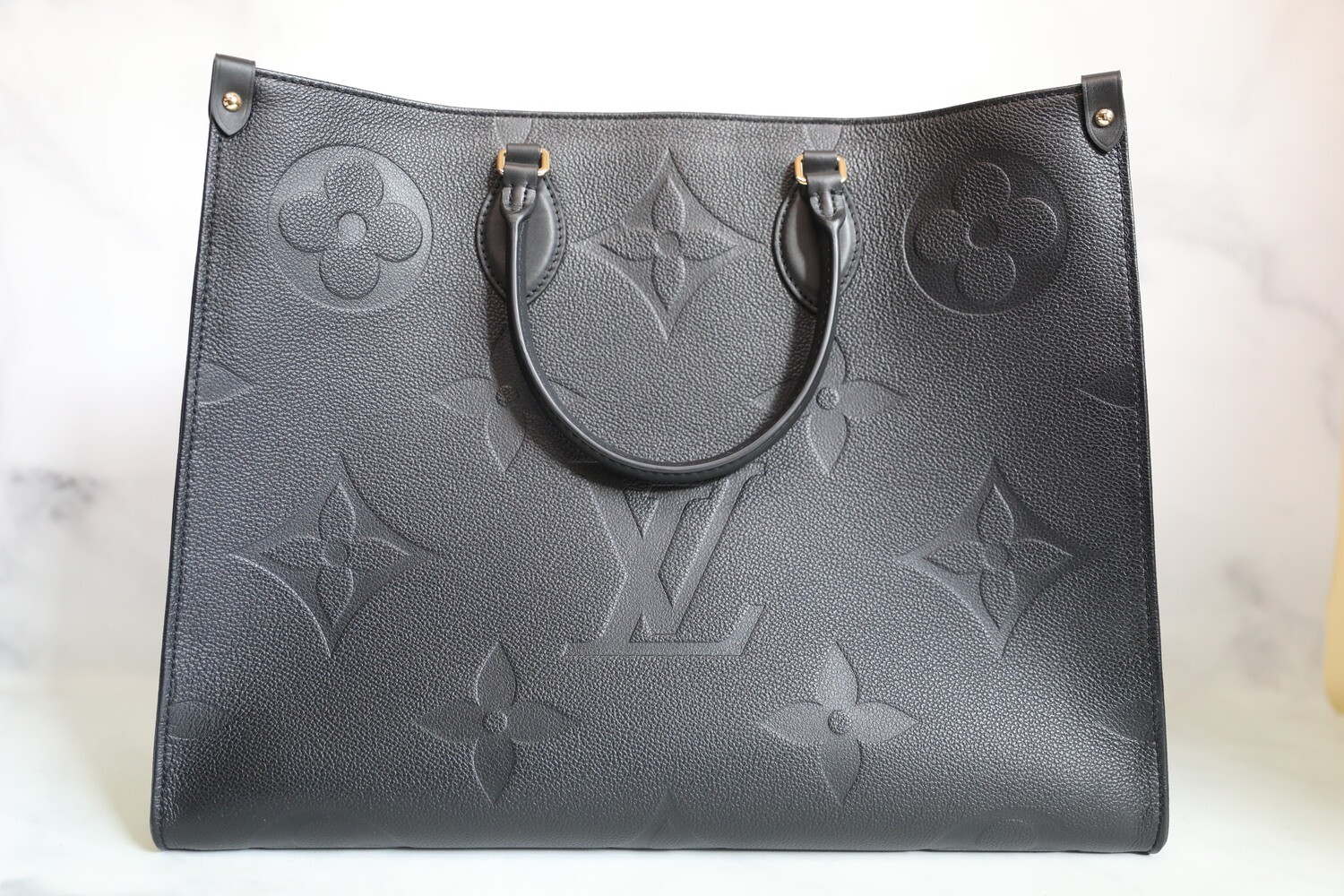 Louis Vuitton On the Go GM, Black Empreinte, New with Box WA001